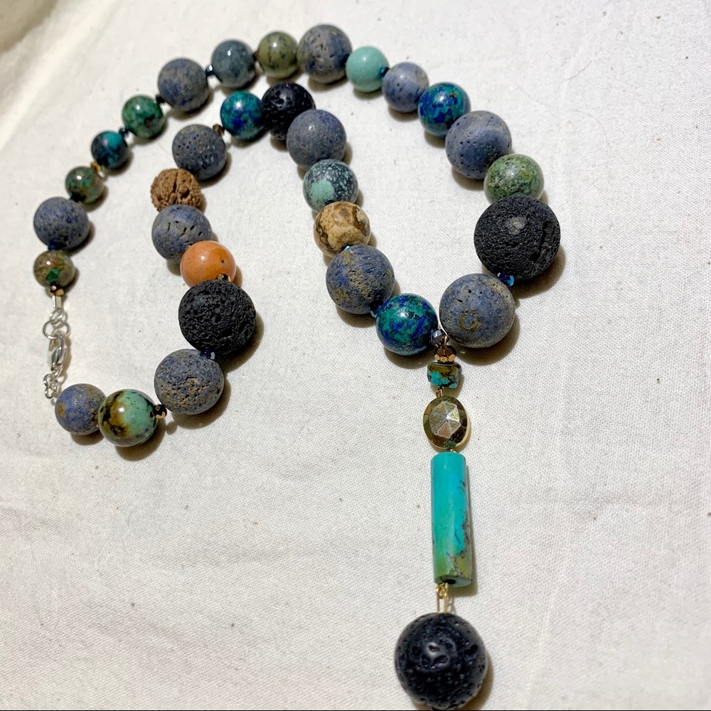 Bohemian Semi Precious Stones Original Necklace